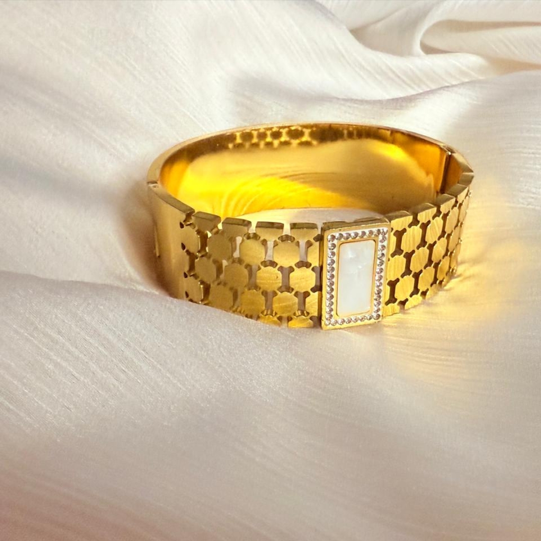 Golden and White