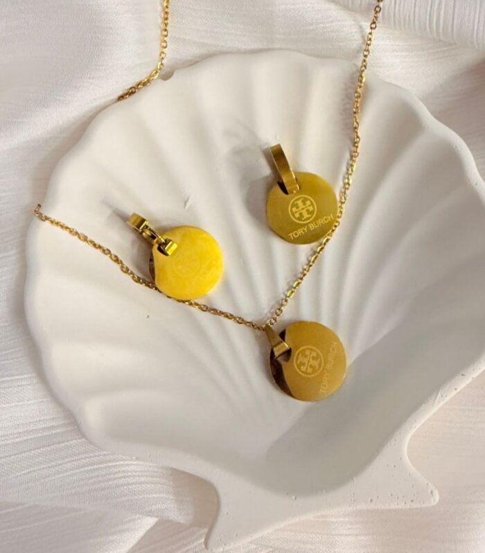 Tory Burch Gold Coin Necklace